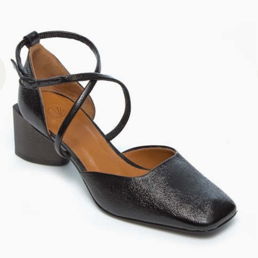 Coclico Isabel Mary-Jane Shoes Black Sz 37 / US 6.5/7